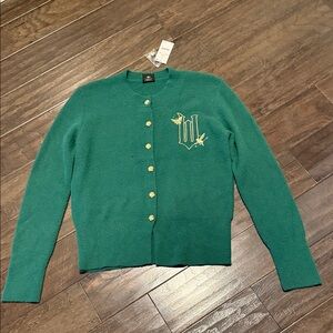 Wicked Graphic Cardigan Paul Tazewell x Target NWT MEDIUM GREEN AND GOLD